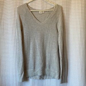 GAP Grey V-Neck Sweater